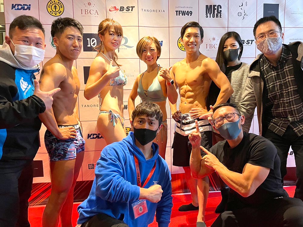 会員様4名がボディコンテスト挑戦！2名が入賞され喜びを分かち合いました