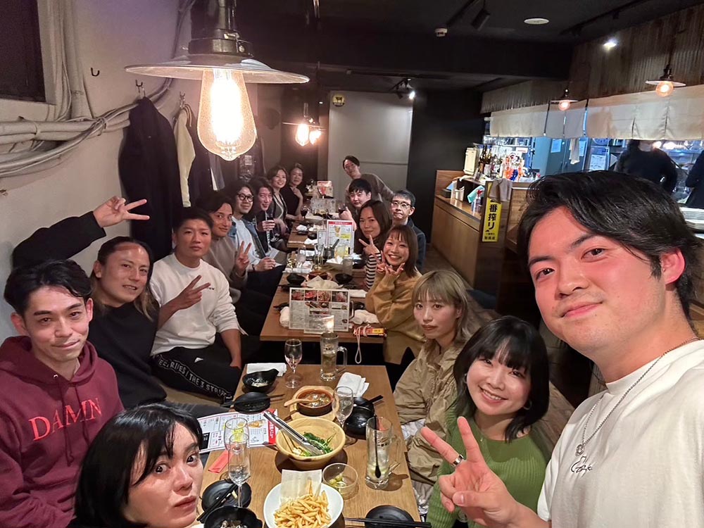 2023年12月9日　代々木店で会員様と忘年会を開催しました。